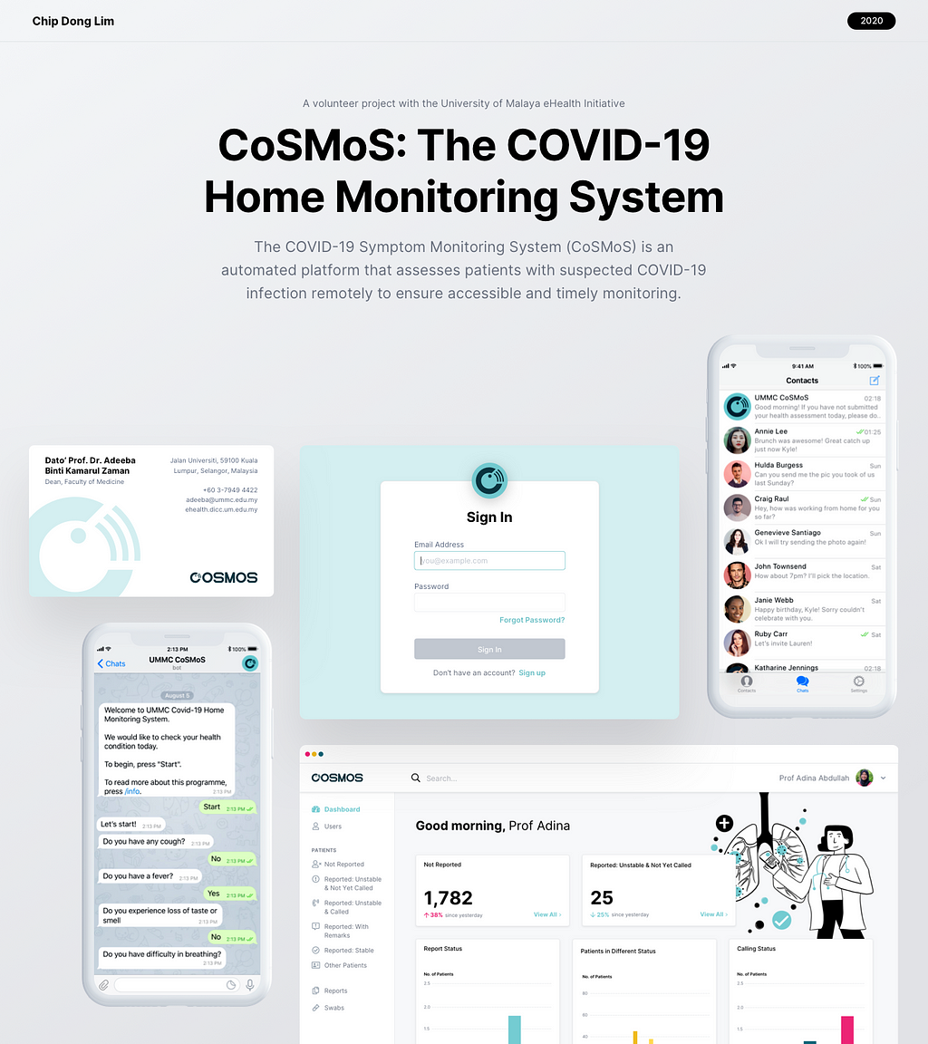 CoSMoS: The Covid-19 Home Monitoring System