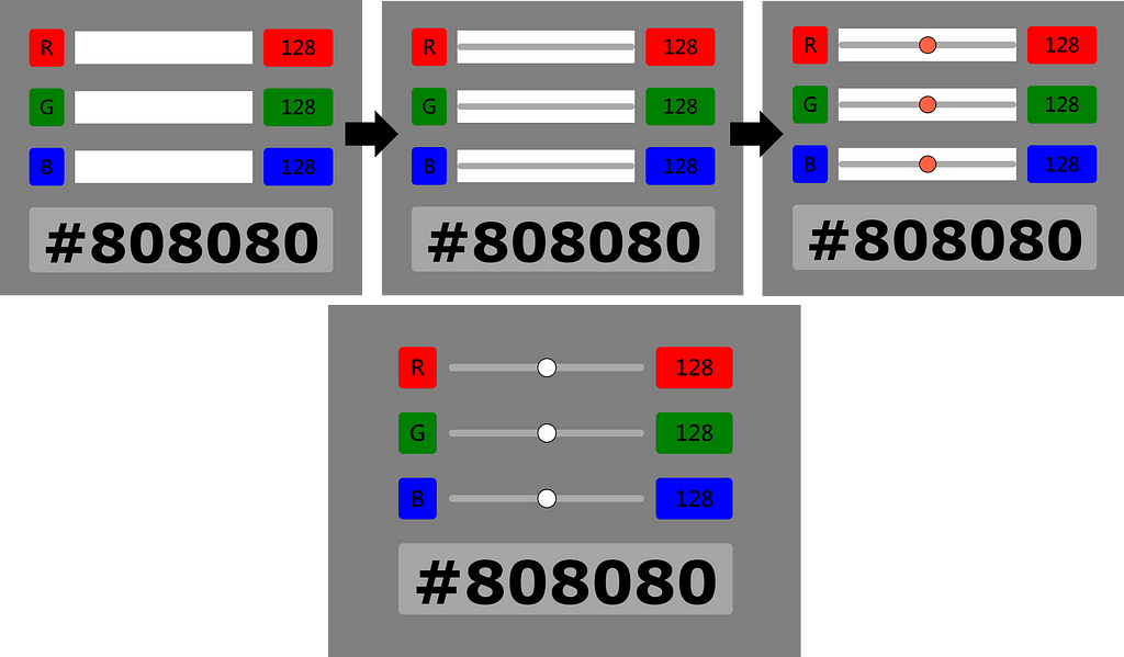 input range 樣式修改過程與最終結果