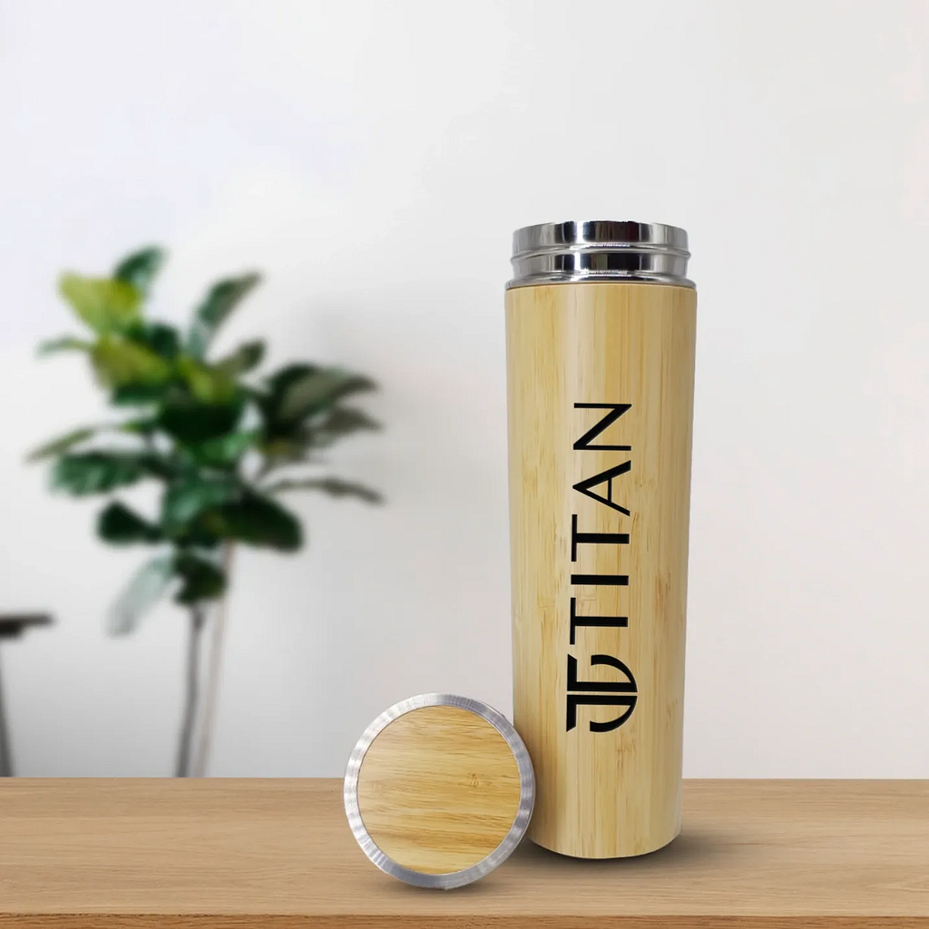 Personalised Bamboo Water Bottle