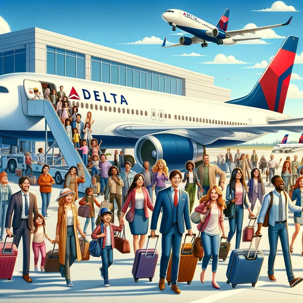 Delta Airlines Group Travel