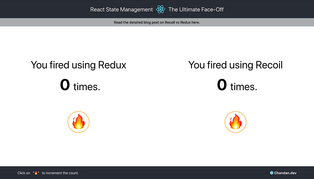 Demo application for recoil vs redux