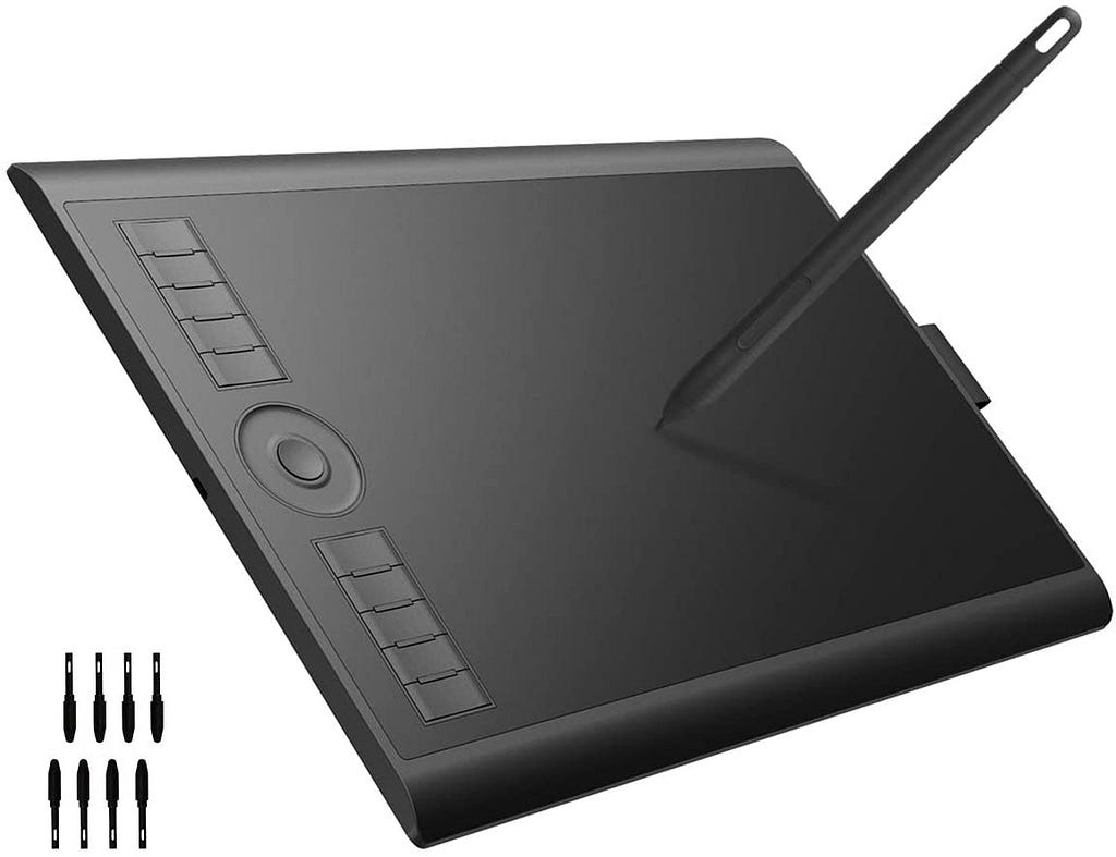 BEST DRAWING TABLET: GAOMON M10k2018 DIGITAL PEN