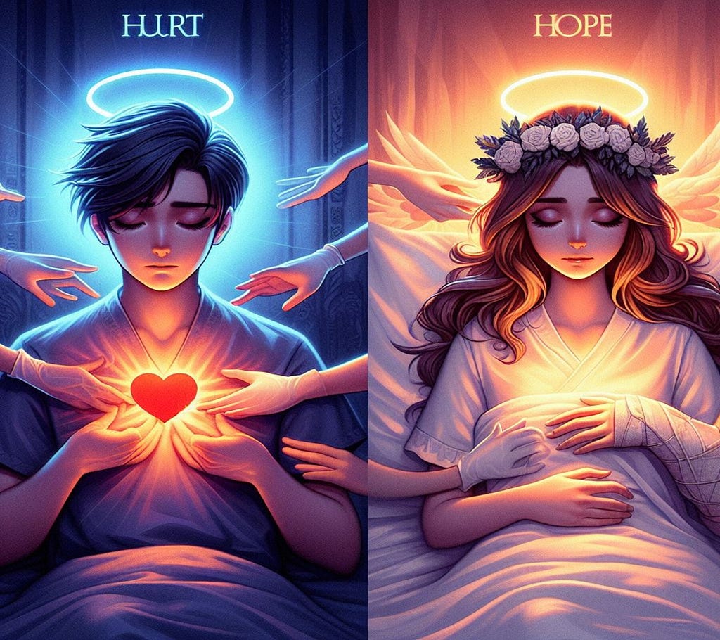 Both sides of Hurt and Hope