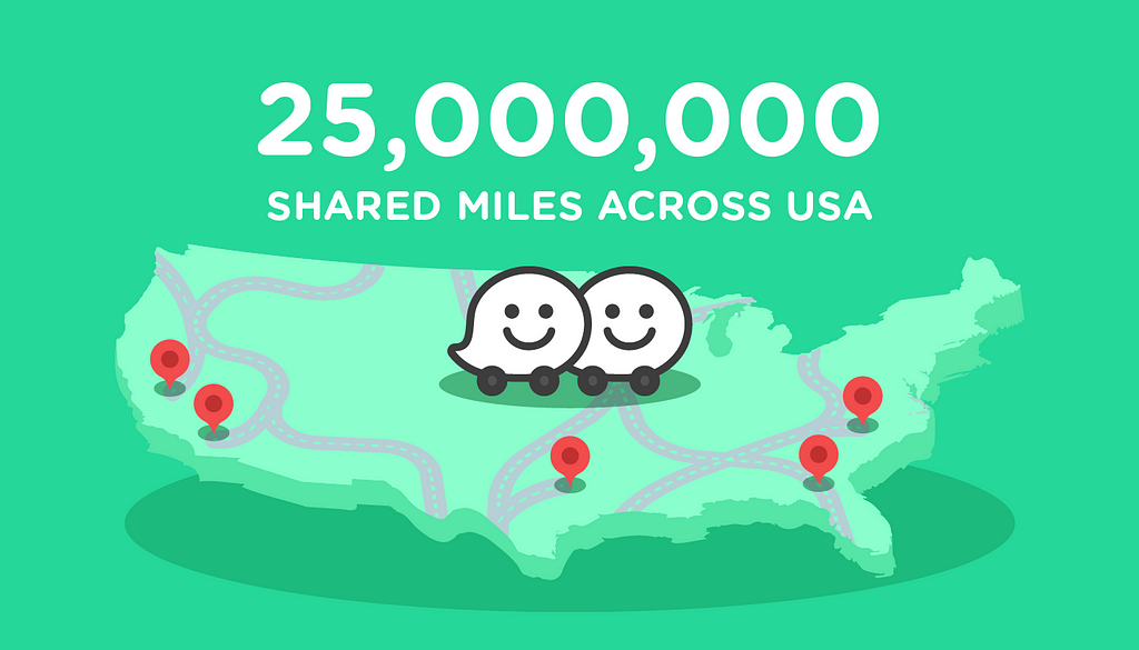 25,000,000 shared miles across USA