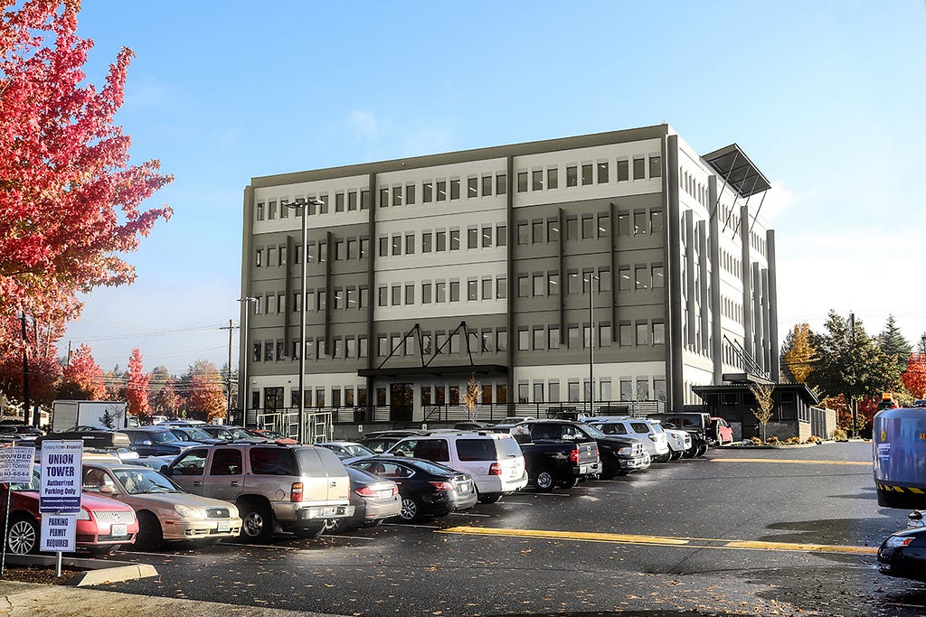 image of LCB’s Union Tower headquarters in Olympia