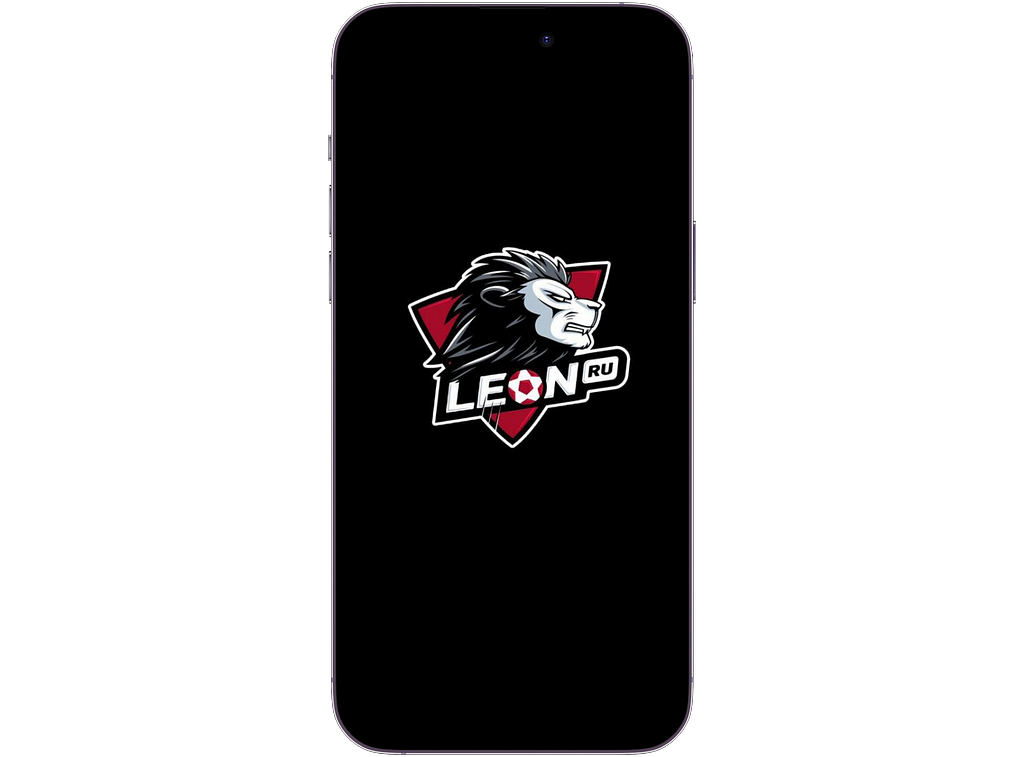 Mascot lion logotype on app preloader
