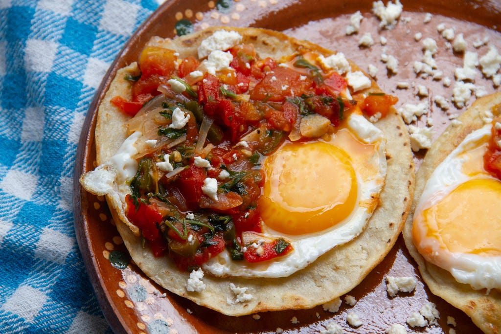 Delicious huevos rancheros: A mexican breakfast classic