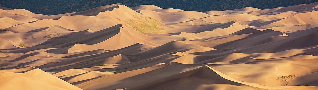 A sand dune.