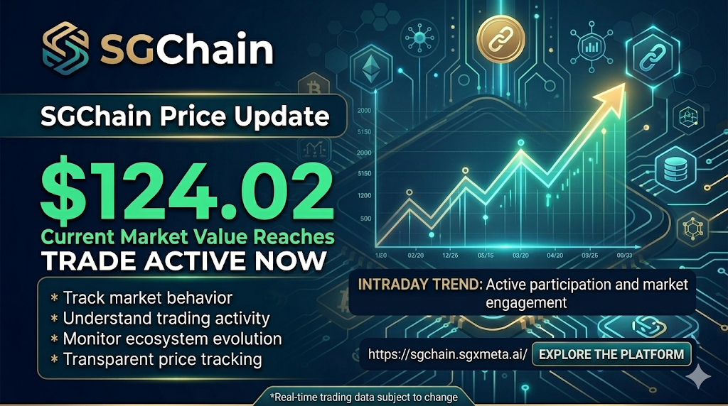 SGChain Price Update: Current Market Value Reaches $124.02