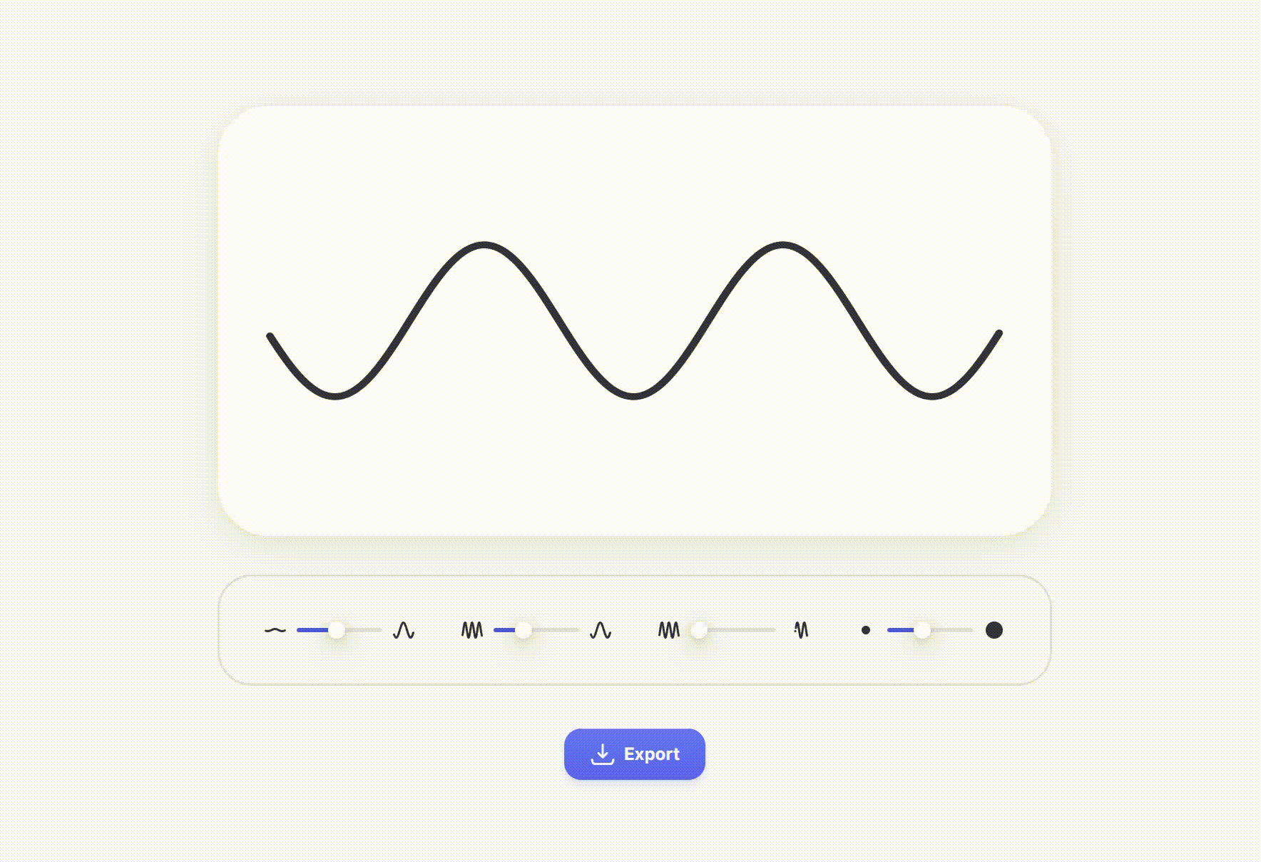 A gif that show the svg curve animation