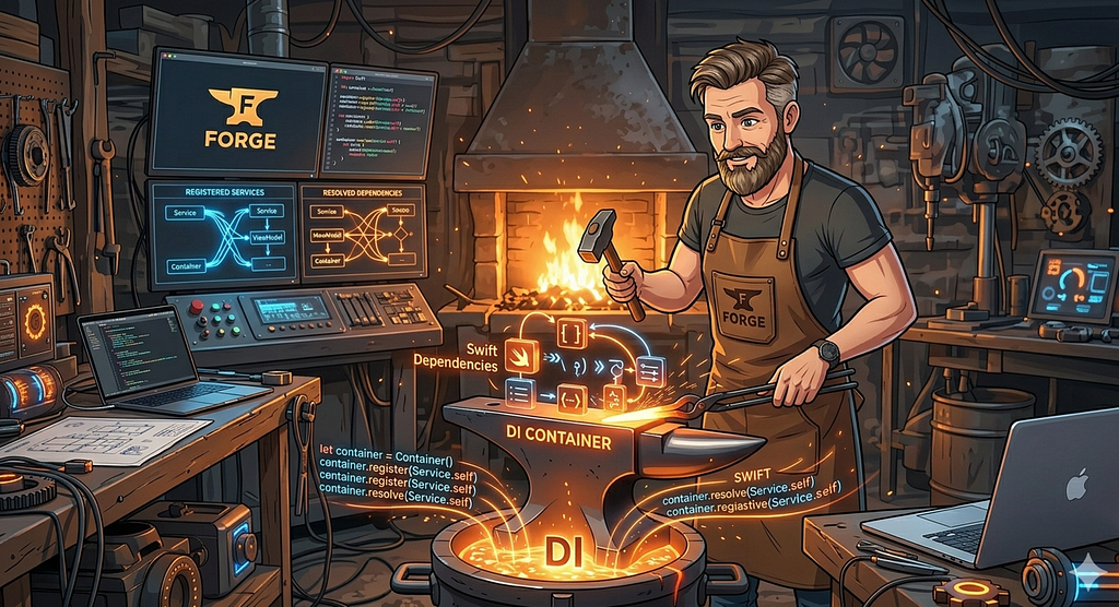 Forge: Dependency Injection for Swift That Gets Out of Your Way
