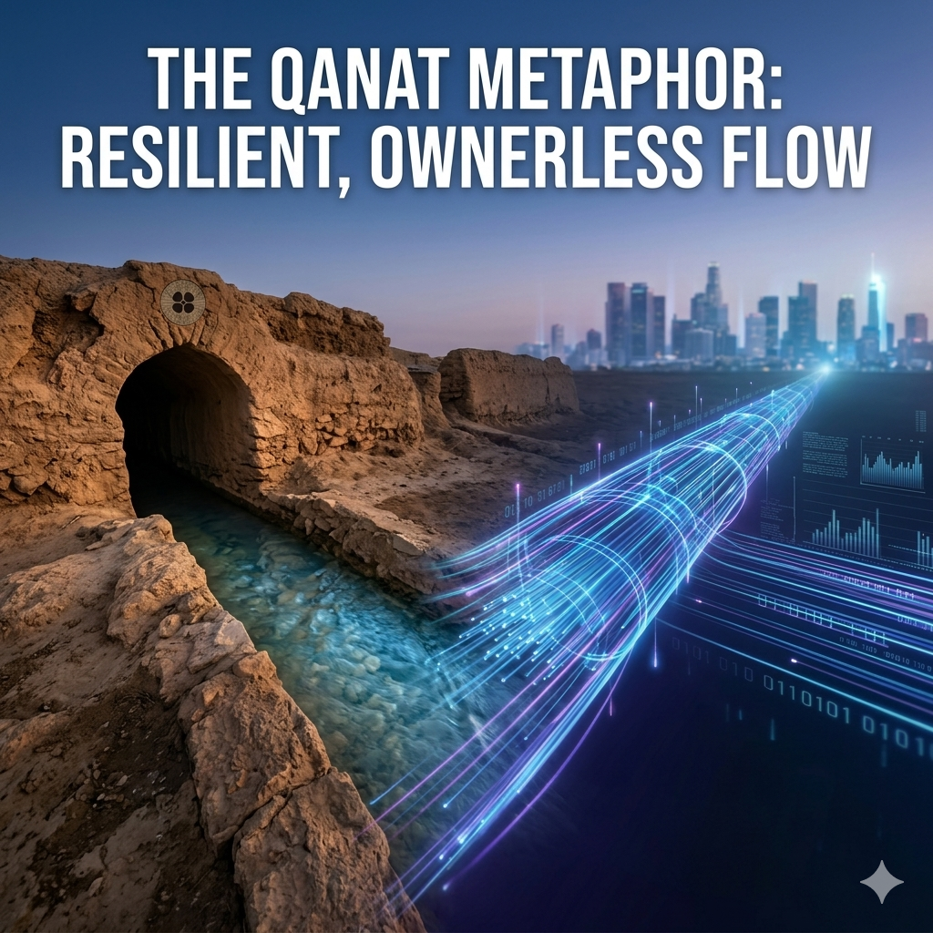 The Digital Aqueduct: Why QANAT is the Architect of Our Sovereign Future