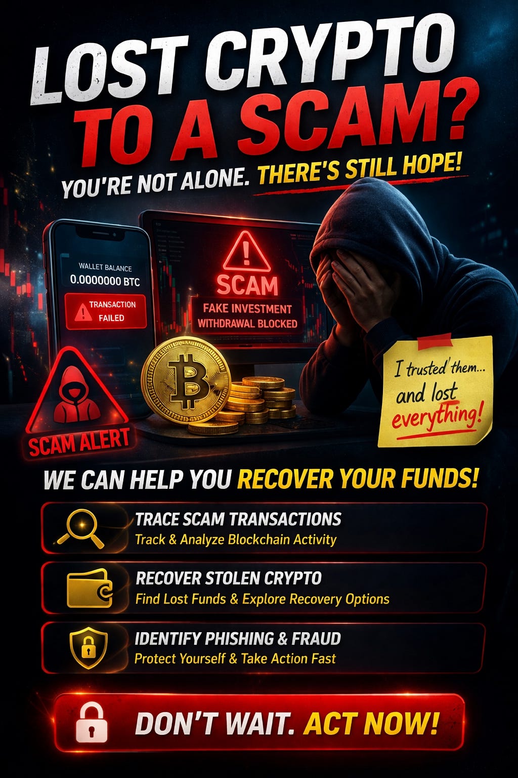 Recover Your Lost Crypto Safely — Trusted Crypto Recovery Services