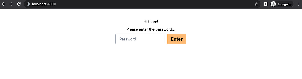 Screenshot of the password screen with no root layout.