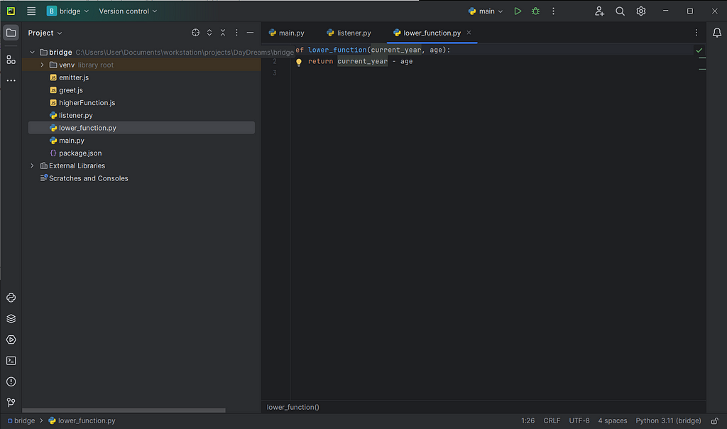 A simple function in Python