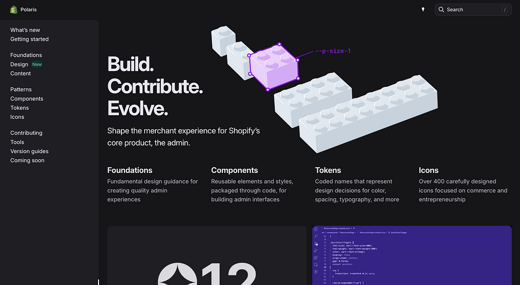 Image of Shopify Design System Polaris