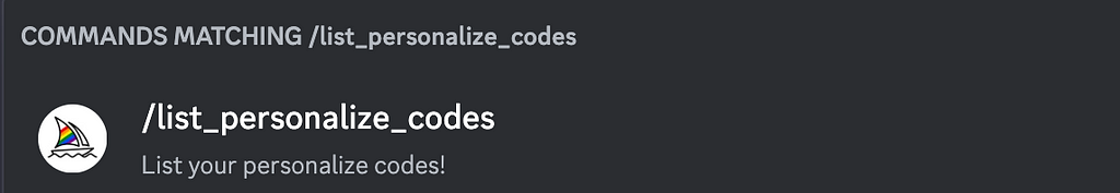 /list_personalize_codes