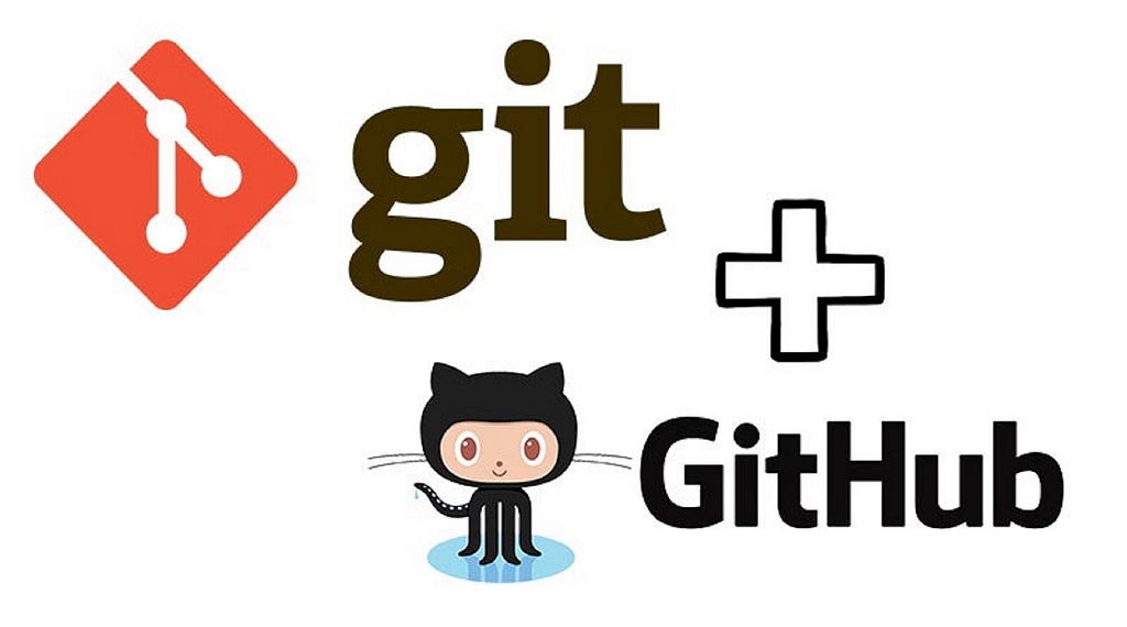 An image which has two symbols, one of git and another one go GitHub