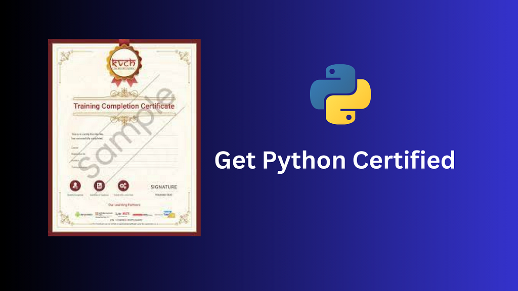 Get Python Certified