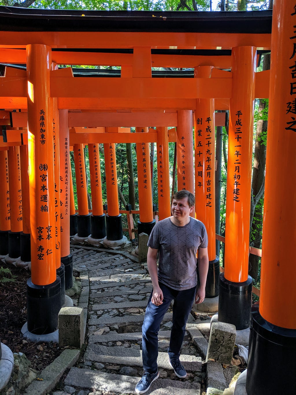 Me in Kyoto, Japan in 2019