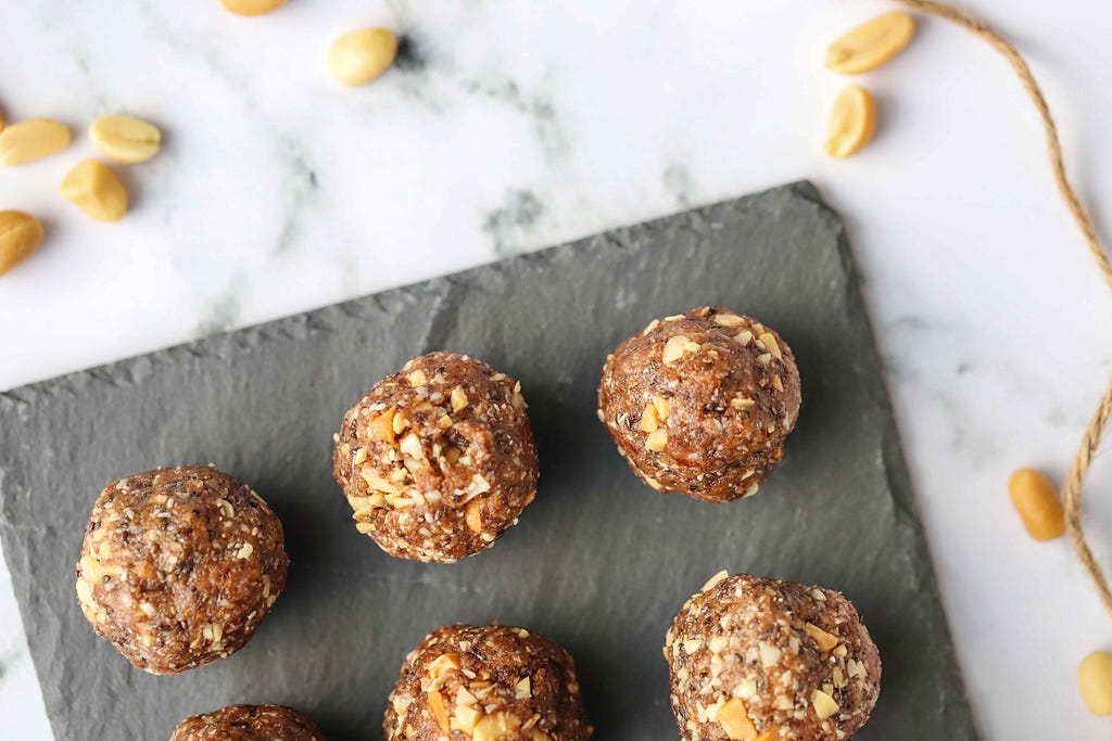 Honey and Peanut Butter Energy Balls by FIT & NU