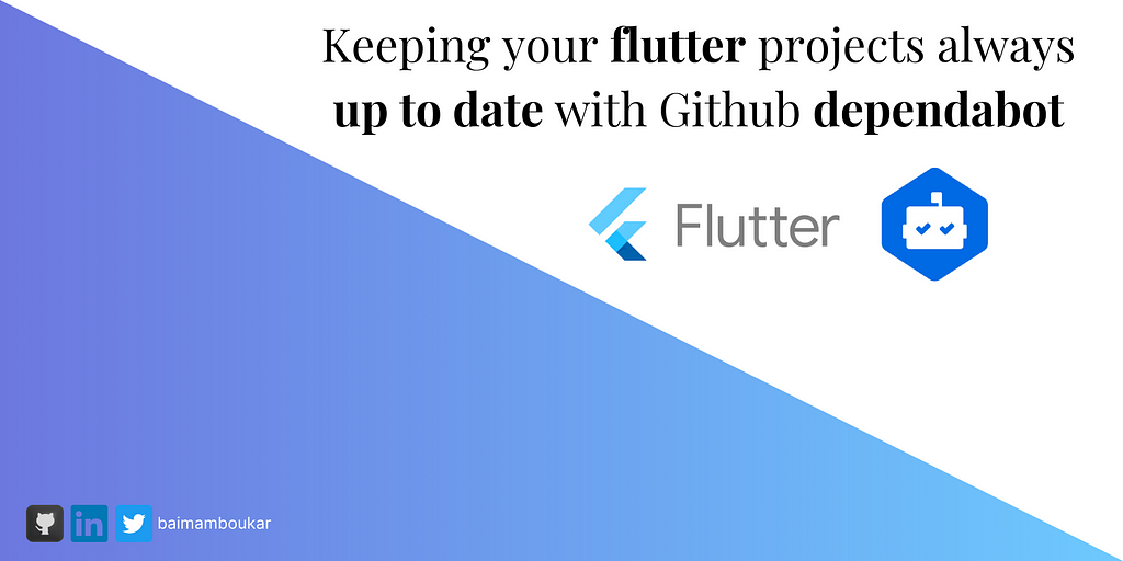 Cover Image for an Article Titled Keeping your flutter app dependencies always up to date with Github dependabot