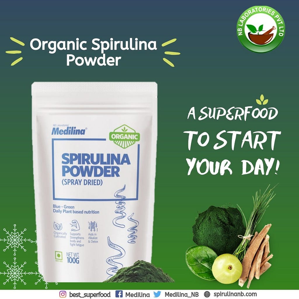 Organic Spirulina Powder Health benefits