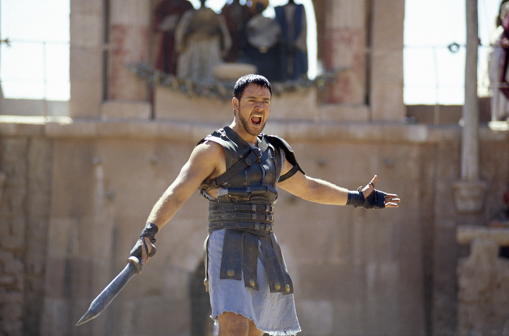 A still from the movie Gladiator.