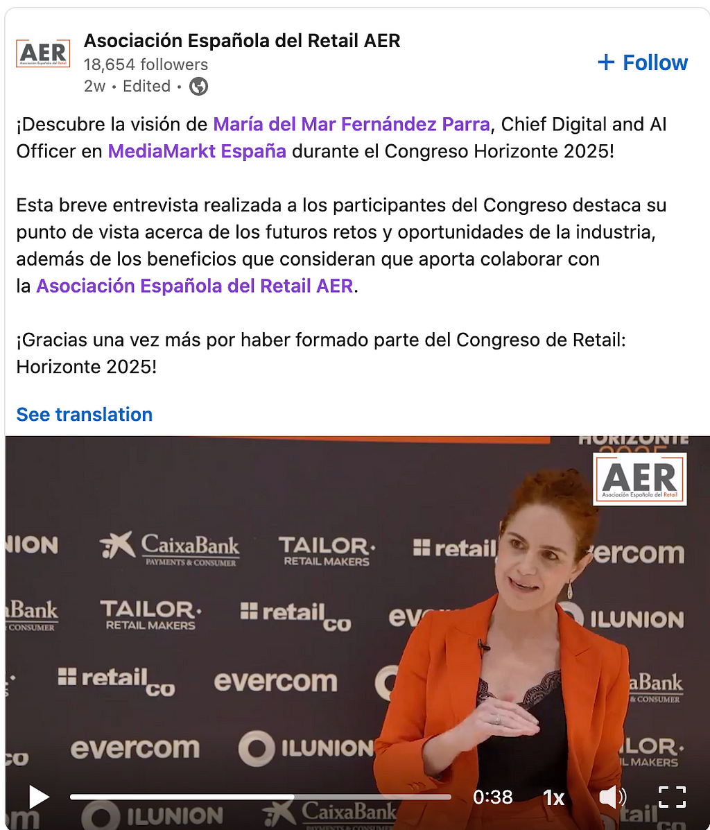 Mar Fernandez interview the Retail’s AI challenges