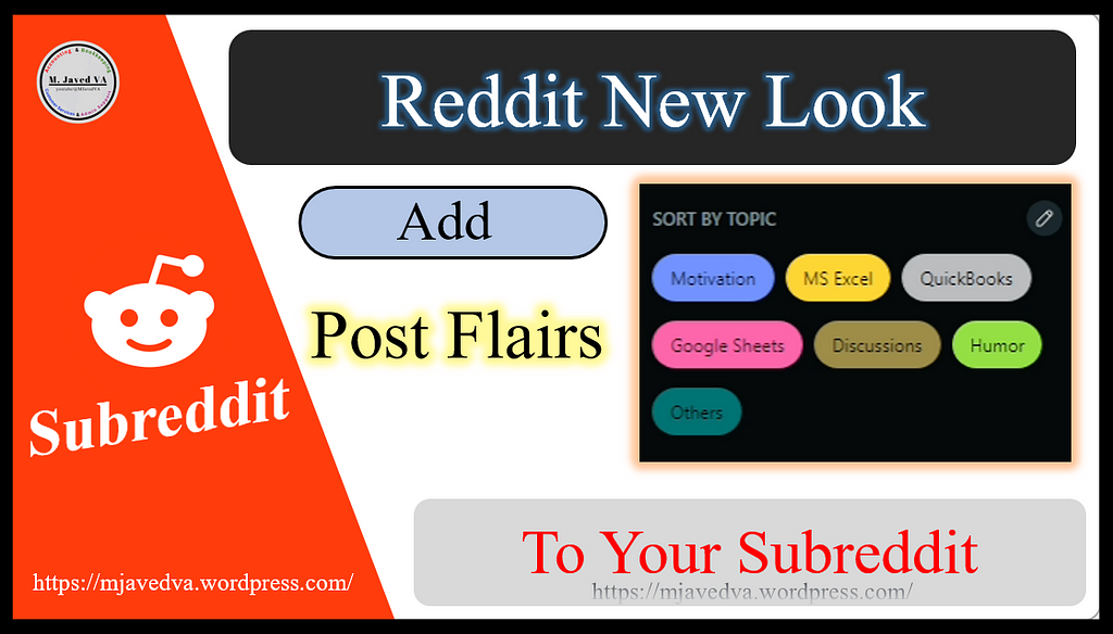 Add Post Flairs on Subreddit