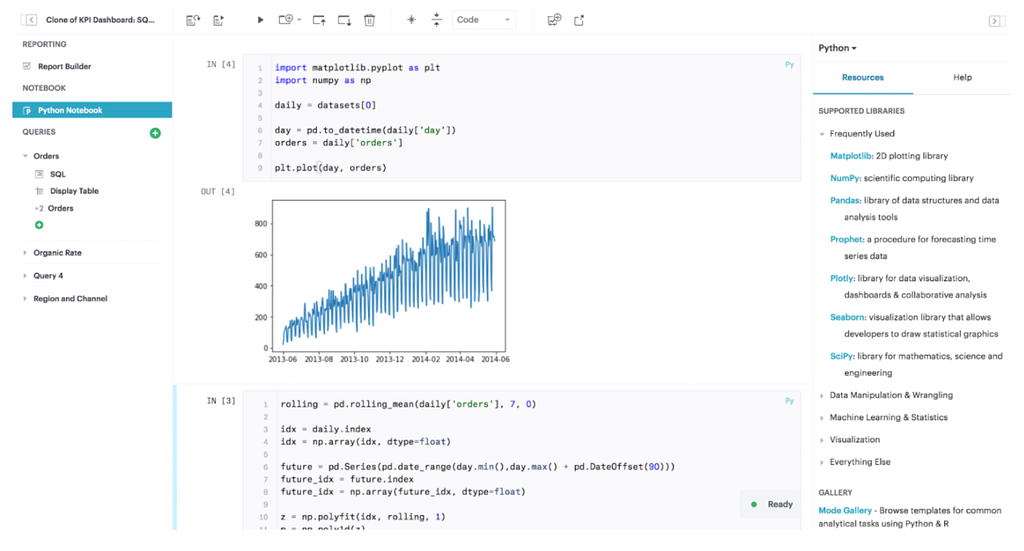 Mode Analytics Notebook