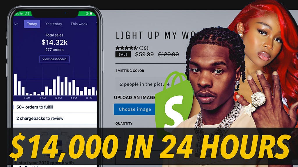 $14,407 IN 24 HOURS USING FAMOUS INFLUENCERS (SHOPIFY DROPSHIPPING)