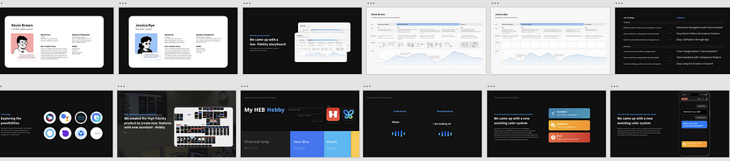 More research relate to UI components (journey map, voice agent, color system etc)