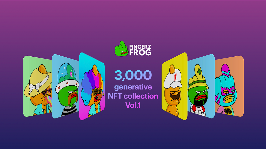 FINGERZ FROG: NFT Collection Vol. 1