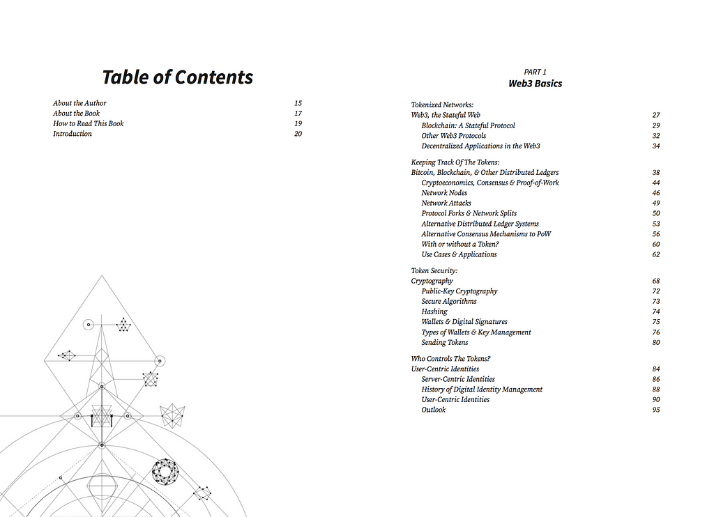 Table of Contents: Token Economy, Shermin Voshmgir