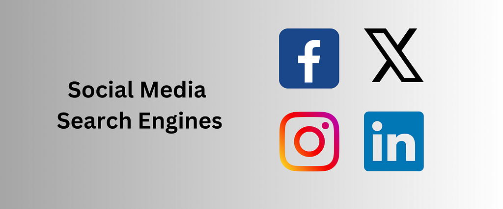social media search engines