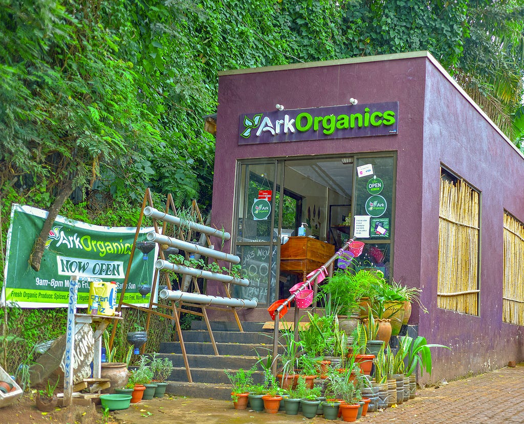 Ark Organics Shop located at Tamarai Restaurant, Plot 14 Lower Kololo Terrace Rd, Kampala