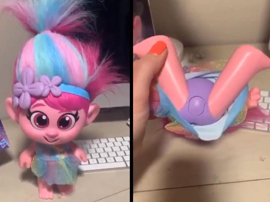 Poppy Giggle and Sing Troll Doll