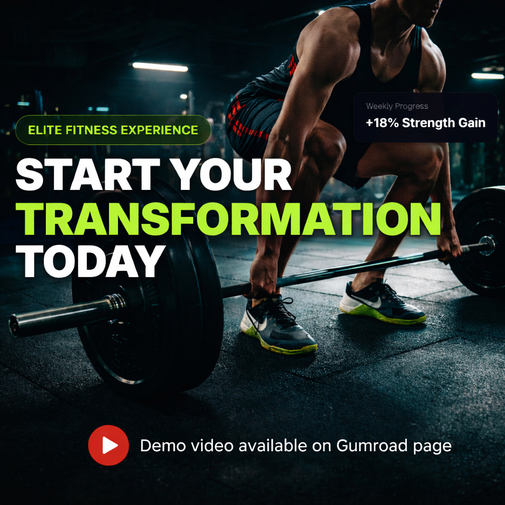 I Built a Premium Fitness Website Template — And You Can Use It Today
