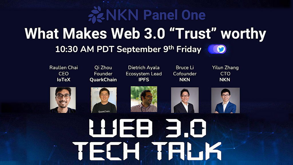 Web 3.0 Tech Talk 2022 Panel 1