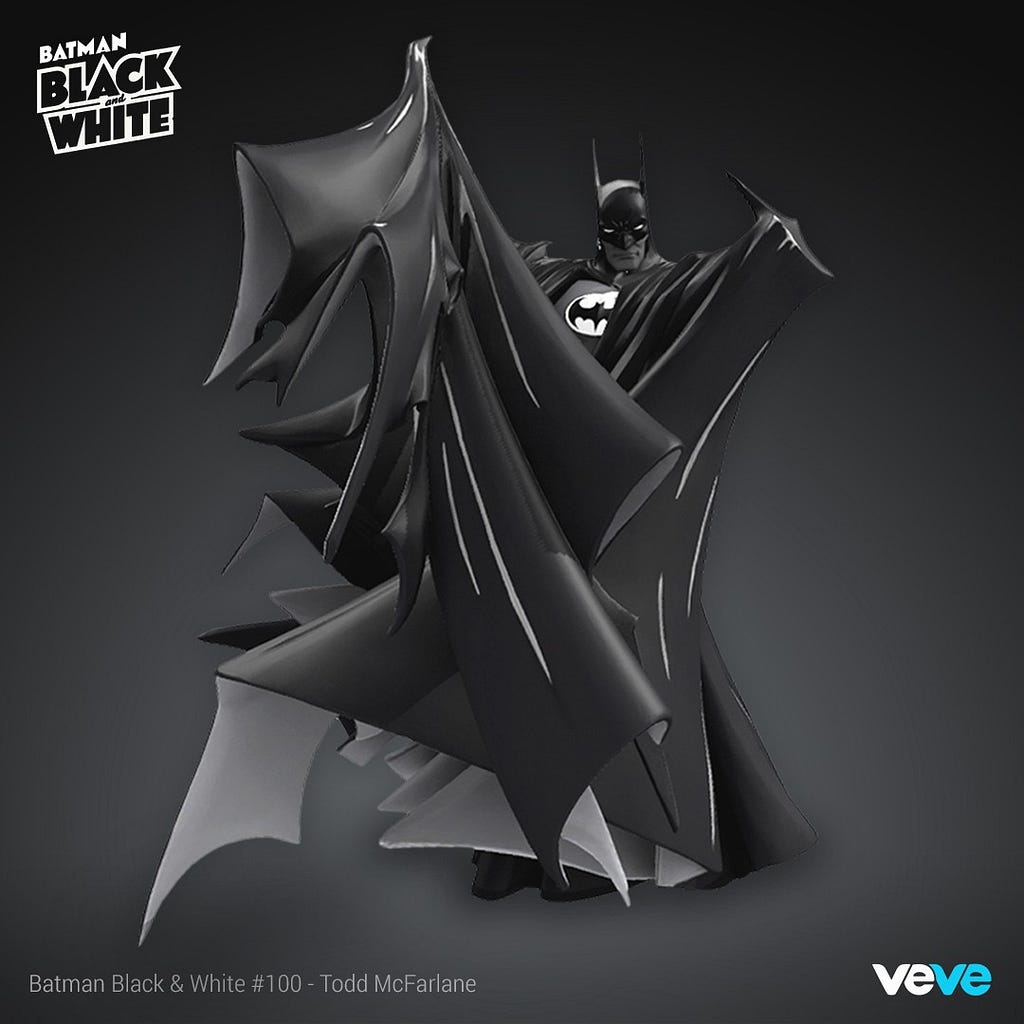 Batman 3D digital collectible sculpted by Jim Lee, available on VeVe