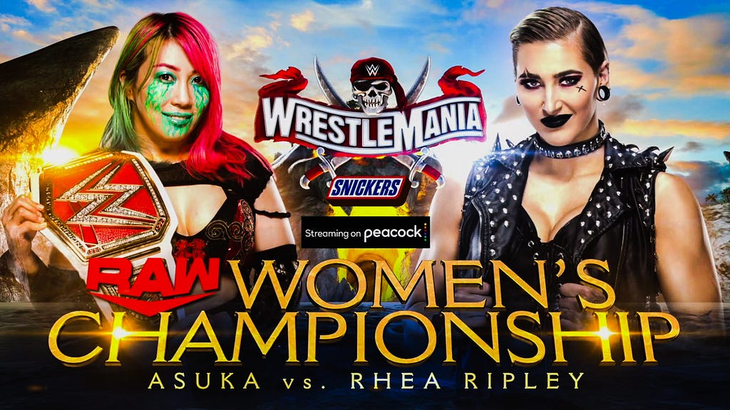 Raw Women’s Championship Match: Asuka (C) vs. Rhea Ripley