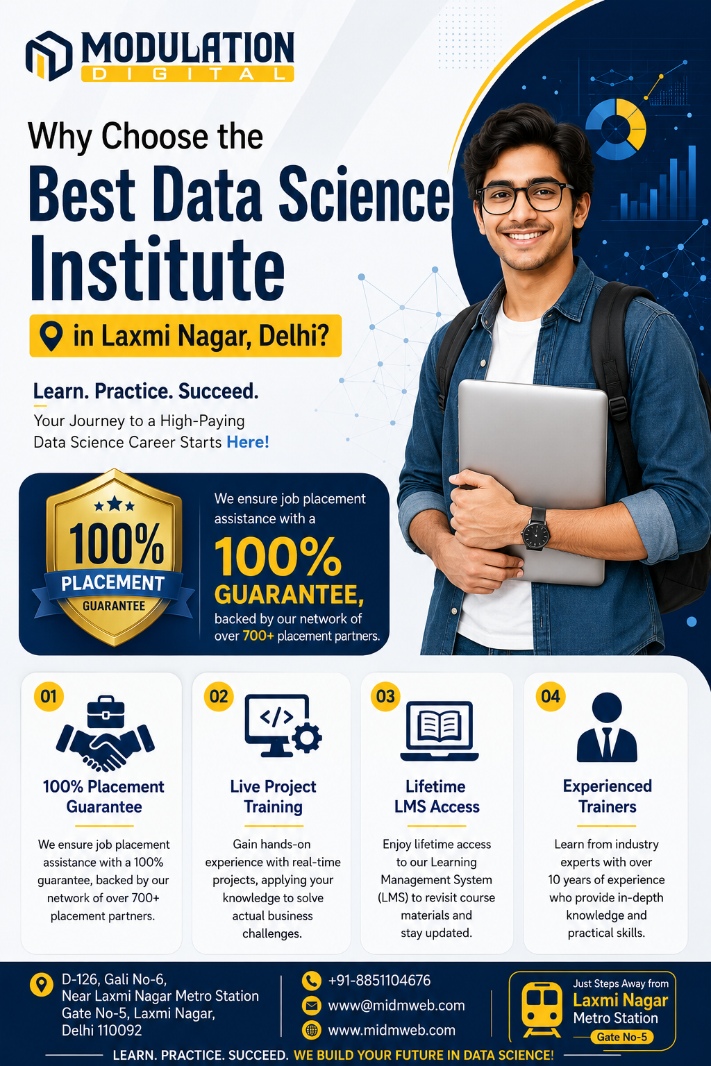 Best Data Science Institute in Delhi with 100% Placement Assistance