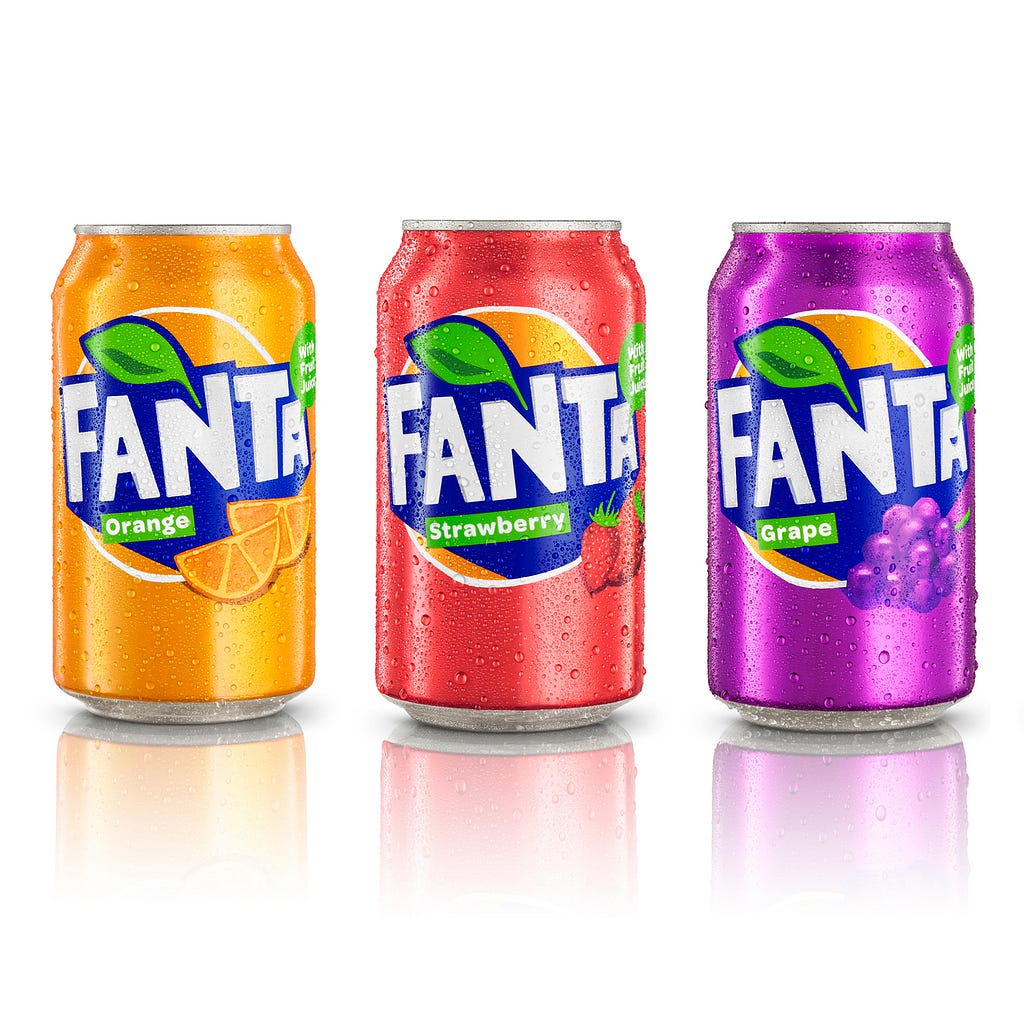 Fanta cans