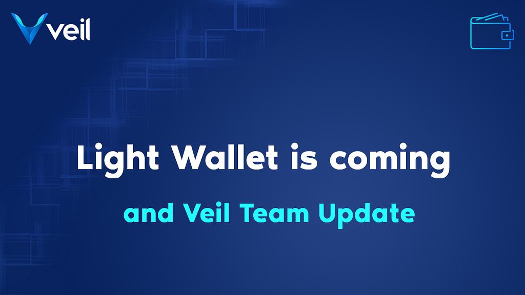 Light wallet is coming, and Veil Team Update