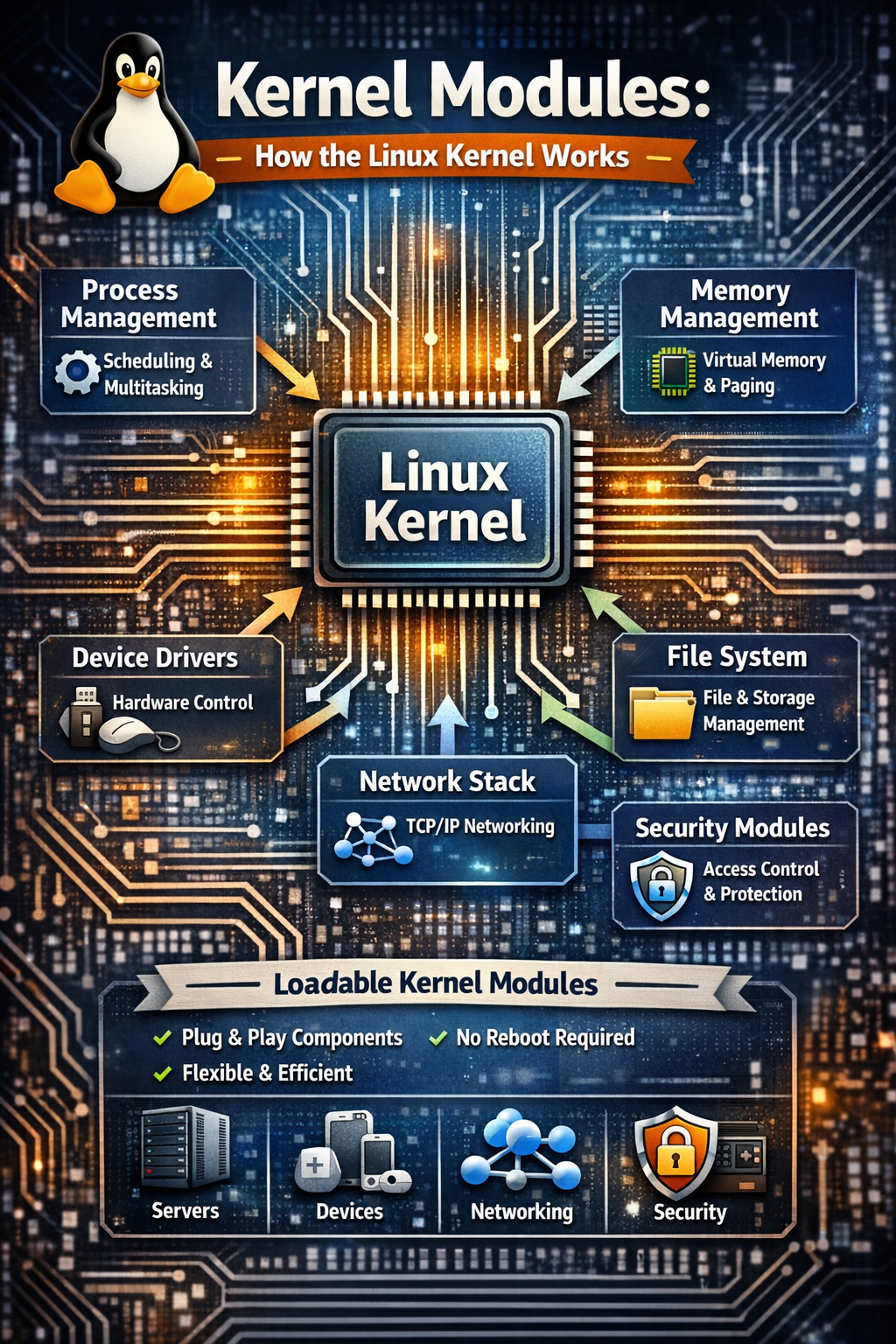 Linux Kernel Modules — What the Kernel Does & Why It Matters