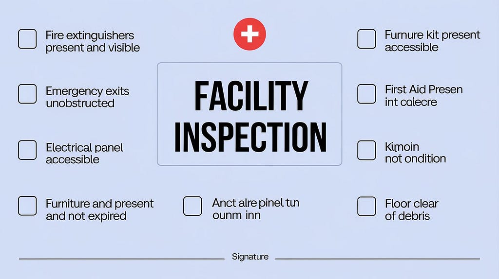 Facility Inspection Checklist