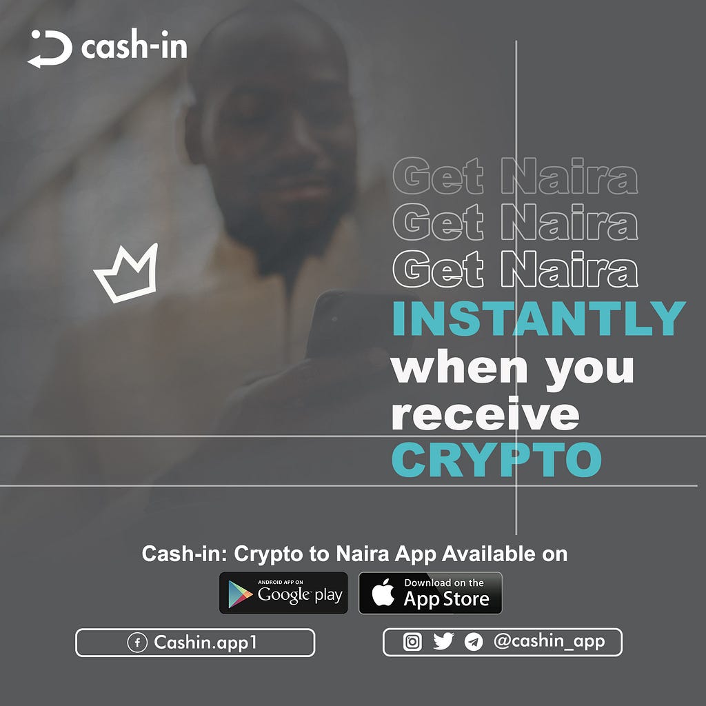 Get naira instantly when you receive crypto