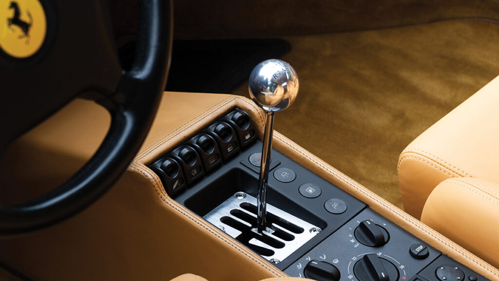 gear stick on car, an example of affordance