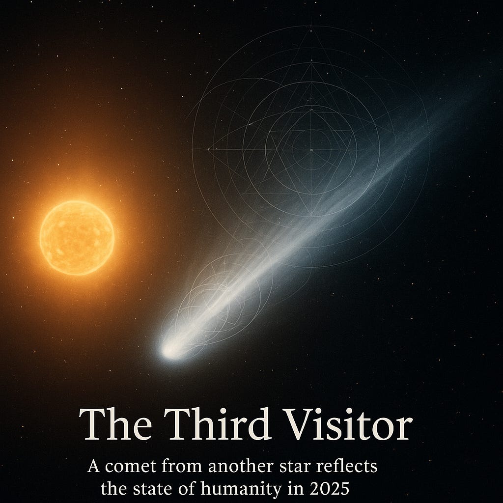 3I/ATLAS: The Third Visitor — and the Mirror of Our Cosmic Laws 3I/ATLAS: The Third Visitor — and the Mirror of Our Cosmic Laws